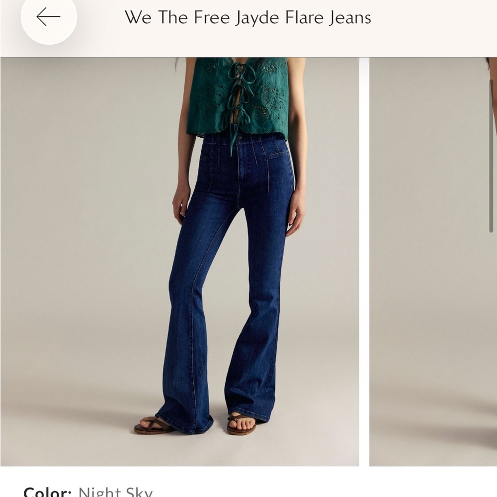 We the free Jayde Flare Women’s Night Sky Flared Jeans